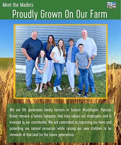 Hard Red Winter Wheat Berries | 5 LBS | Family Farmed in Washington State | Non-GMO Project Verified | 100% Non-Irradiated | Certified Kosher Parve | Field Traced | Burlap Bag