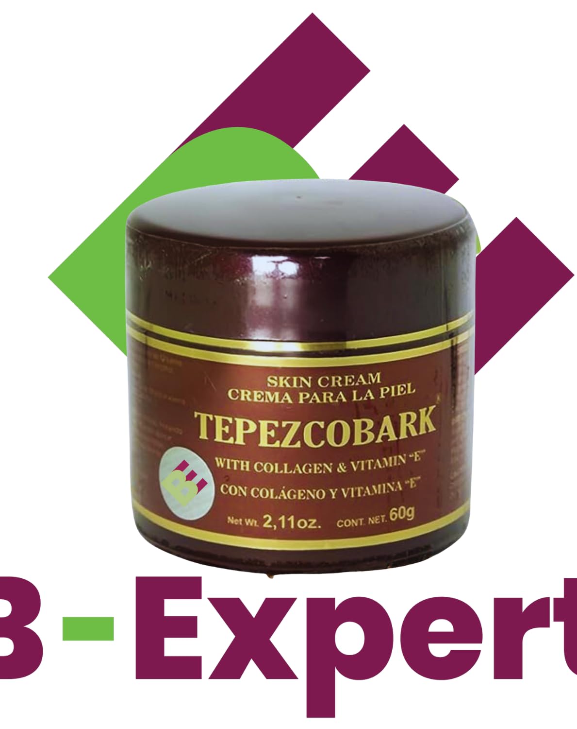 TEPEZCOHUITE Jabon artesanal 100g (2) + Crema de tepezcohuite colageno y vitamina E, 60 g (1)/TEPEZCOHUITE Artisanal soap 100g (2) + Tepezcohuite collagen and vitamin E cream, 60 g (1) (1)