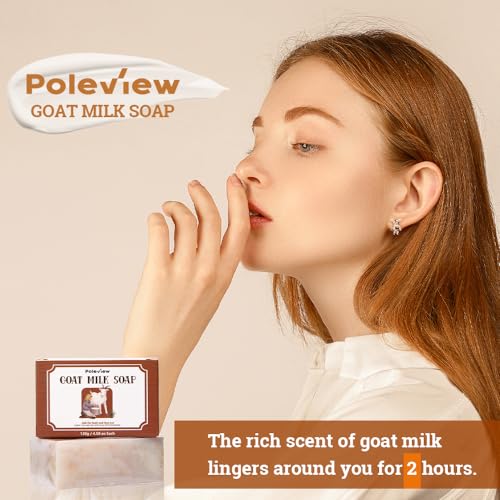 Natural Kojic Acid Soap for Fades Dark Spots - Turmeric Soap Bar for Hand & Body Cleansing - 3.5oz x 2 Bars