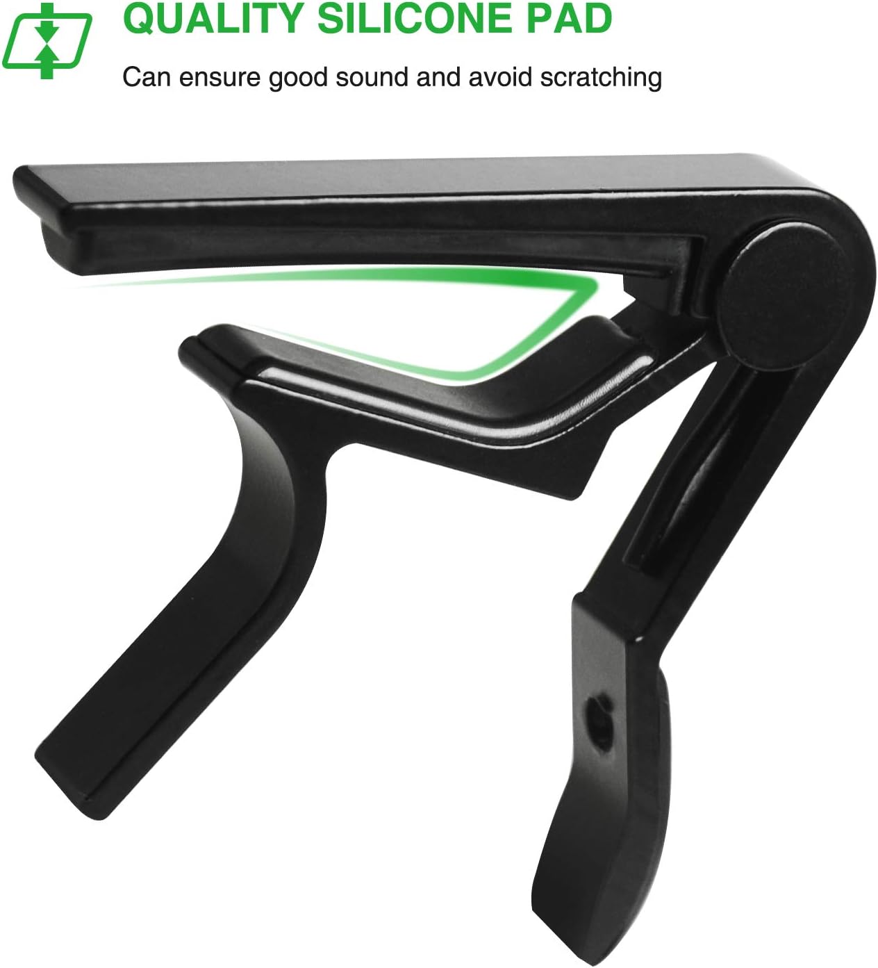 Guitar Capo, 6-String Acoustic & Electric Guitar Capo,Guitar Capo Acoustic(Black)