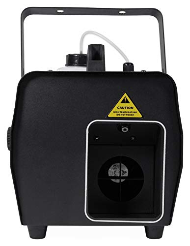 Rockville ROCKHAZE 1000 V2 CFM DMX Hazer Machine Water Based DJ/Club Haze+2 Remotes, Black