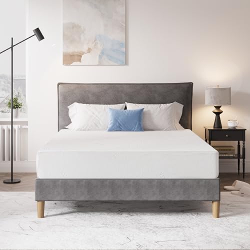 8 inch Twin XL Mattress, Certified Cool Gel Memory Foam Mattress in a Box, CertiPUR-US Certified, Medium Mattress for Pressure Relieving, White