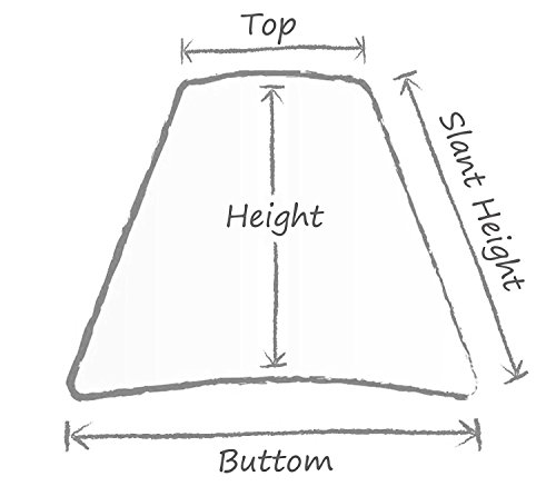 Rectangular Linen 18 Inch Washer Lampshade (Oatmeal)