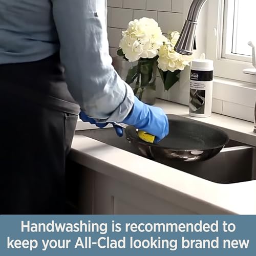 All-Clad D3 3-Ply Stainless Steel Non Stick Fry Pan Set 2 Piece, 8 and 10 Inch, Induction, Oven Broiler Safe 500F, Skillets, Nonstick Frying Pans, Pots and Pans Set, Kitchen, Cookware, Home, Silver