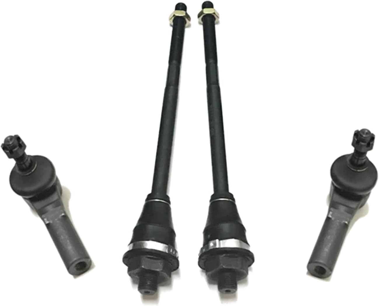 PartsW - 13 Pc Suspension Kit Upper & Lower Ball Joints, Sway Bar Links, Outer Inner Tie Rod Ends, Idler Arm Assembly, Pitman Arm with 3 Groove Spline Fits Chevrolet Avalanche/Chevrolet Silverado/