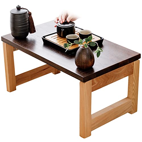 Floor Sitting Low Table Small Space Minimalist Japanese Tatami Room Simple Low Table Living Room Coffee Table Laptop Table (Color : Brown, Size : 58x34x28cm)
