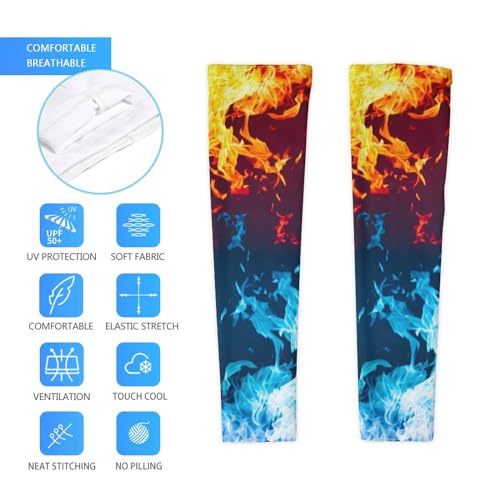 Sun Protection Arm Sleeves Tattoo Cover Up Compression Cooling Sleeve