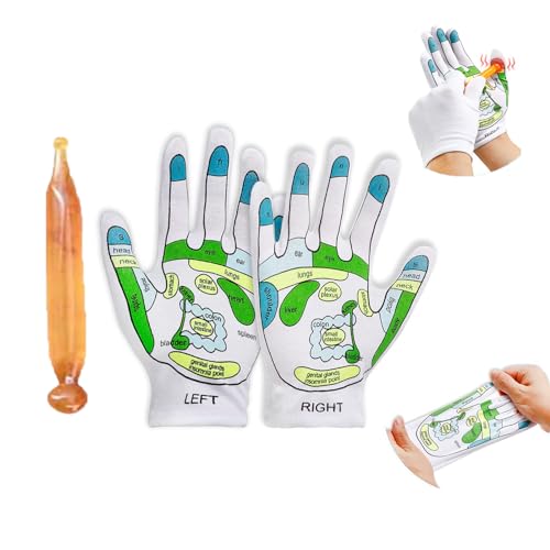 Reflexology Socks with Tools，Reflexology Socks，Acupressure Socks (1pair - Glove)