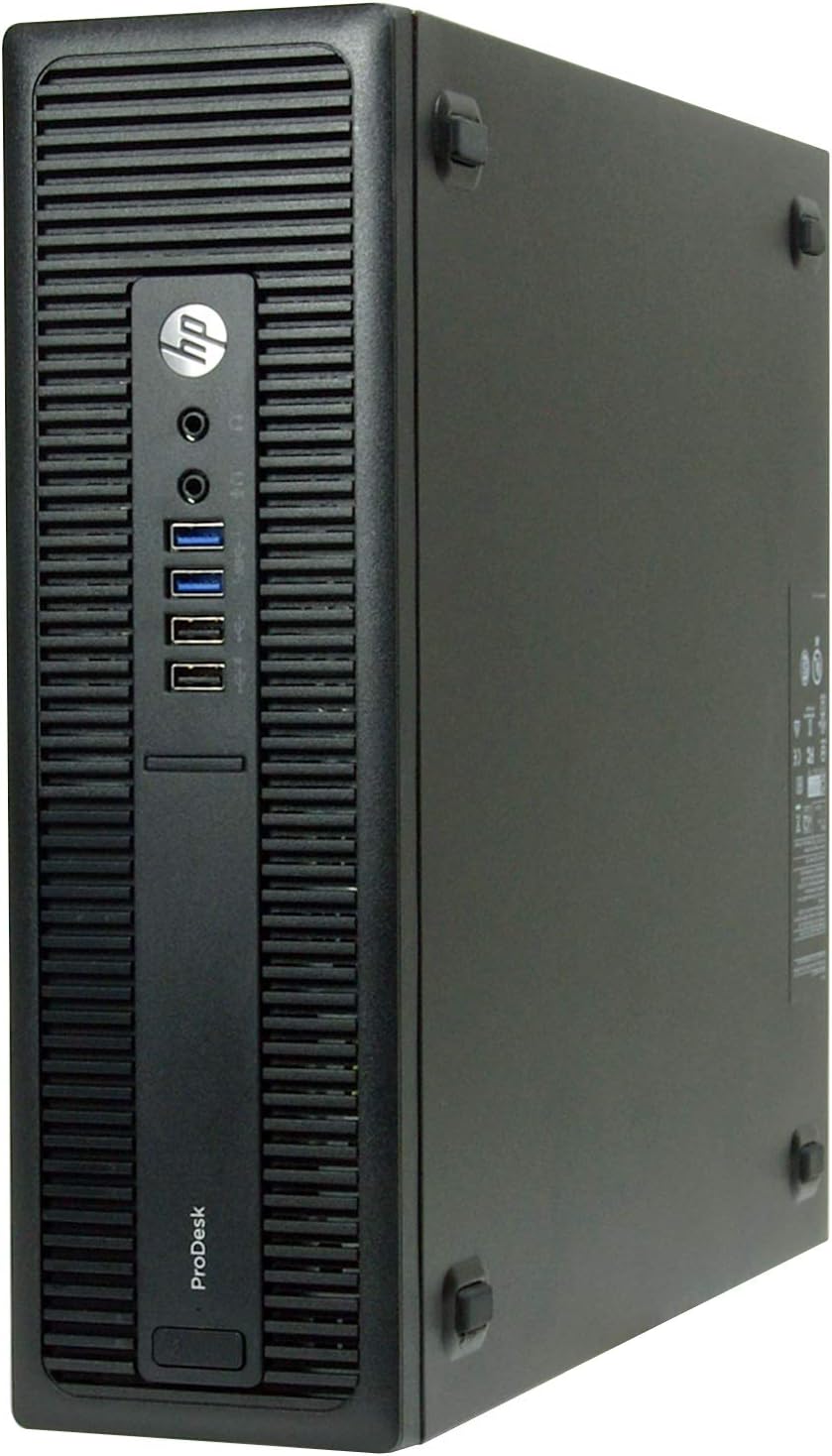 HP 600 G2-SFF, Core i5-6500 3.2GHz, 8GB RAM, 500GB Hard Drive, Windows 10 Pro 64bit (Renewed)