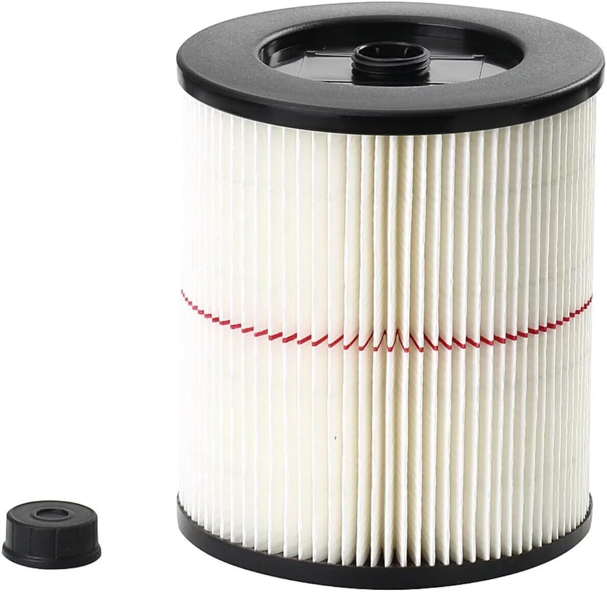 17816 Filter Cartridge Vac Wet Dry Air Filter Fit,Replacement for Craftsman OEM, BLACK