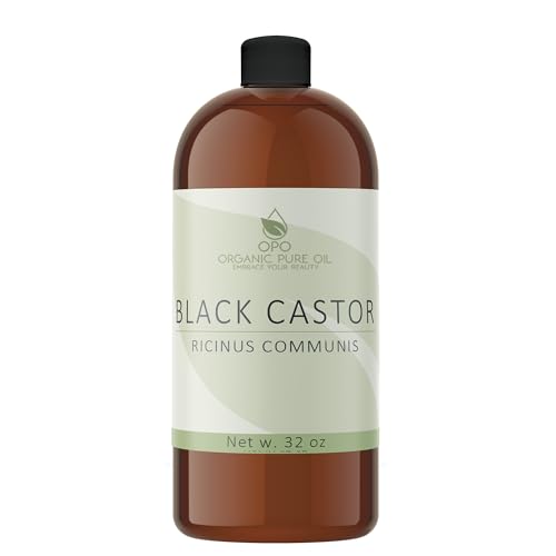 Jamaican Black Castor Oil - 32 OZ 100% Pure, Organic, Cold Pressed, Filtered Hexane & Chemical Free, PBA-Free Plastic Premium Therapeutic Grade A Caster - Hair Growth, Body, Skin - Brows, Lashes