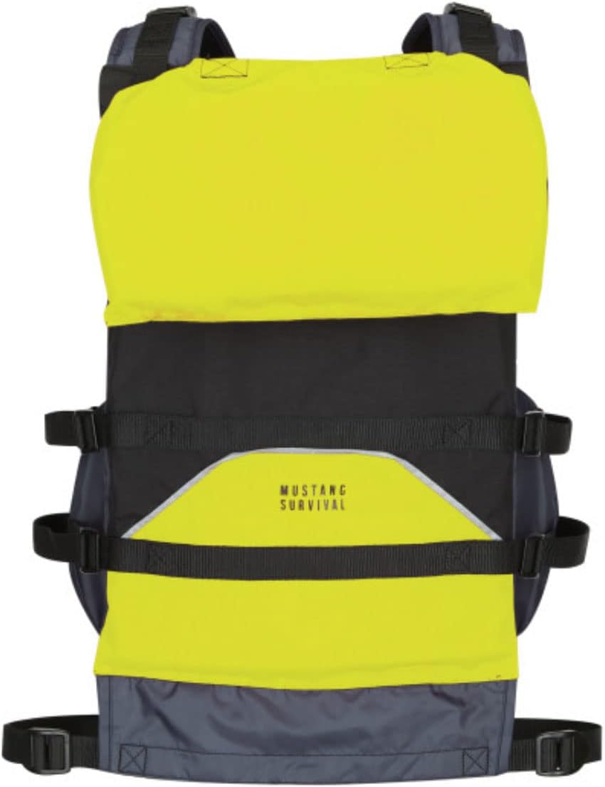 mti Mustang Canyon V Foam Vest - Universal Youth - Yellow/Black [MV9070-124-0-253]