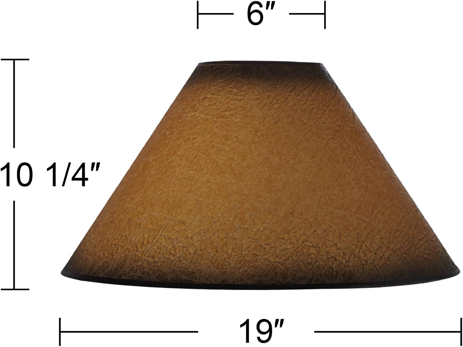 Distressed Faux Paper Large Lamp Shade 6