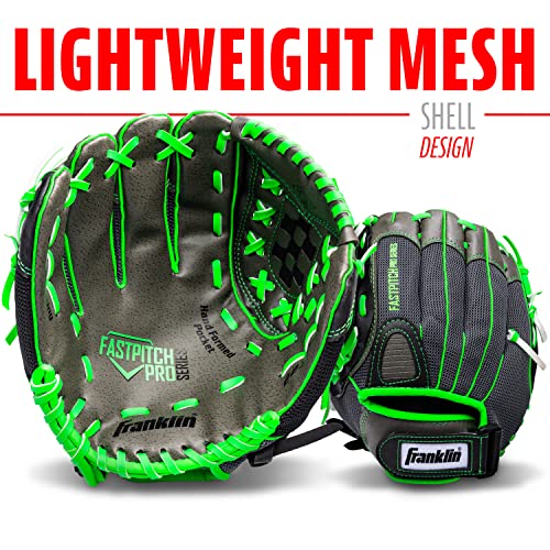 Franklin Sports Girls Softball Glove - Women's Windmill Fastpitch + Slowpitch Softball Glove