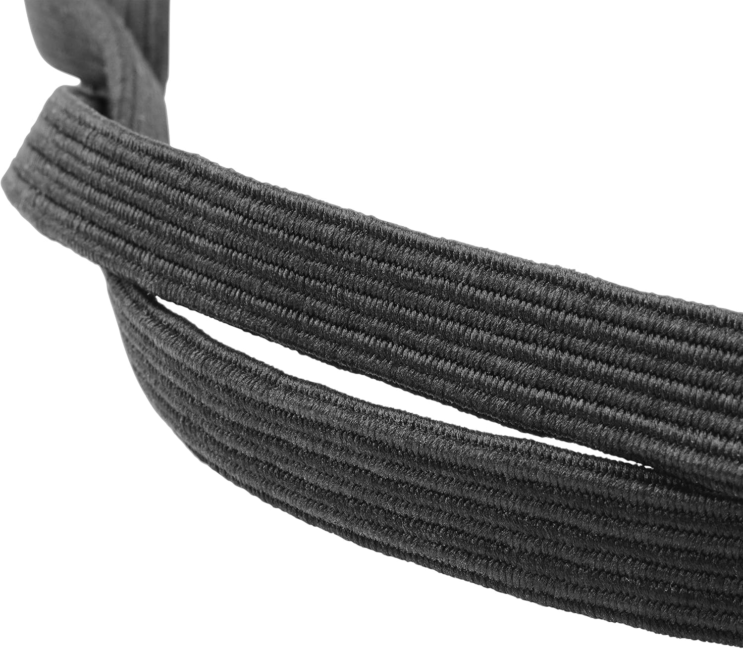 Ibera Bike Seatpost-mounted Carrier and Black Double Elastic Strap with Silver Hooks