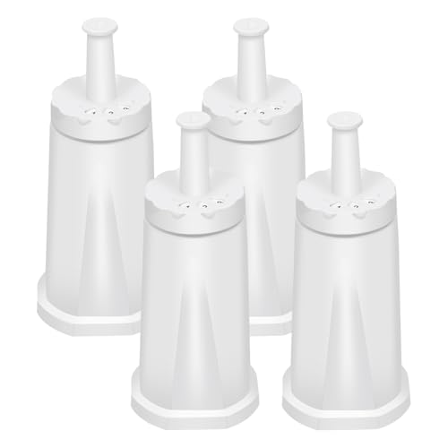 4 Pack Replacement Water Filter for Breville Barista Touch Espresso Machine BES880, Barista Pro BES878, Oracle BES980, Oracle Touch BES990, Dual Boiler BES920 Bambino ClaroSwiss Sage, BES008WHT0NUC1