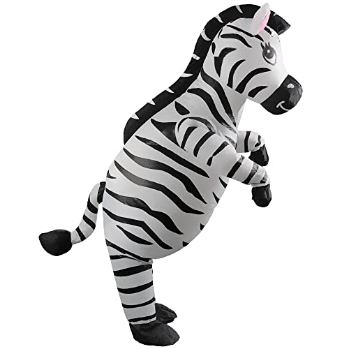 Inflatable Halloween Koala Zebra Giant Panda Pink Pig Christmas Tree Funny Blow up Costume for Adult Cosplay Party