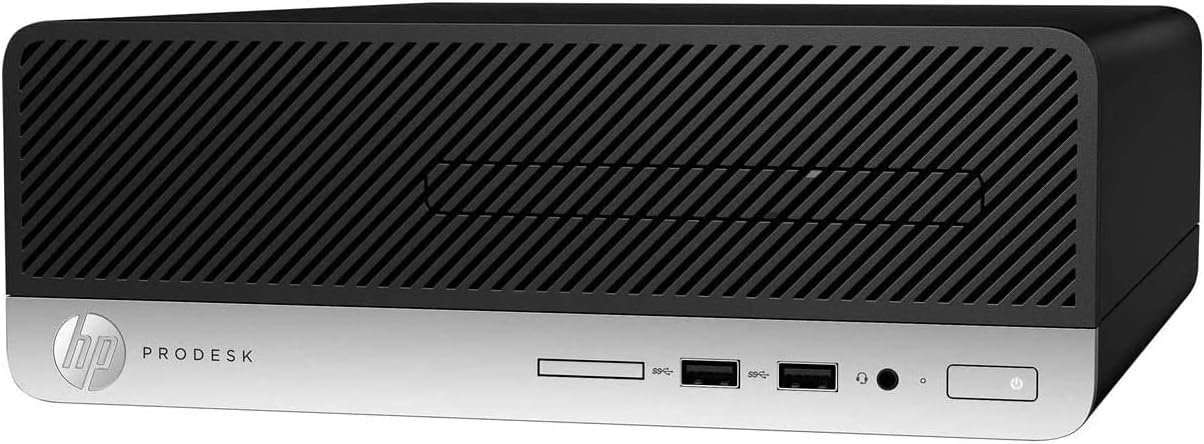 HP ProDesk 400 G6-SFF, Core i5-8400 2.8GHz, 16GB RAM, 256GB Solid State Drive, Windows 11 Pro 64Bit, (Renewed)