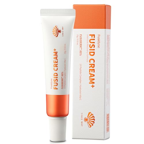 Fusid Serum (1.4fl oz) - Serum for Face for Radiance. Dry & Sensitive Skin. Korean Skin Care with Fusiderm, Peptides, Vitamin C.