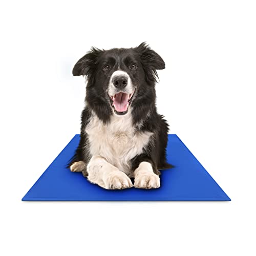 Chillz Dog Cooling Mat, Medium - Pressure Activated Cooling Mat for Dogs and Cats - No Water or Refrigeration Needed - Non-Toxic Gel Cooling Pad, Ideal for Home and Travel - 19.5 x 15.7 Inches