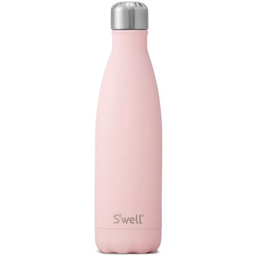 S'well Stainless Steel Water Bottle, 17oz, Peacock Blue, Triple Layered Vacuum Insulated Containers Keeps Drinks Cold for 36 Hours and Hot for 18, BPA Free, Perfect for On the Go