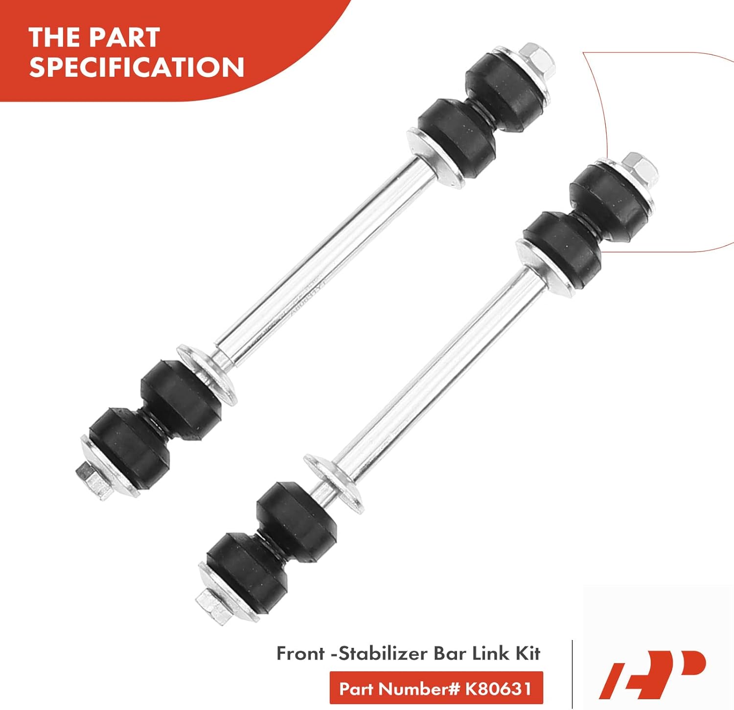A-Premium Set of 13, Front Upper Control Arm, Sway Bar Link, Lower Ball Joint, Inner Outer Tie Rod End, Compatible with Chevrolet & GMC & Cadillac - 1999-2007 - Silverado Avalanche Sierra Escalade