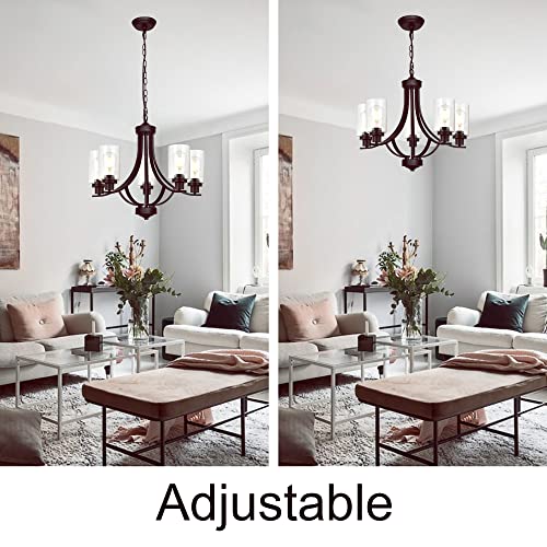 MELUCEE Farmhouse Chandelier Classic 22.6