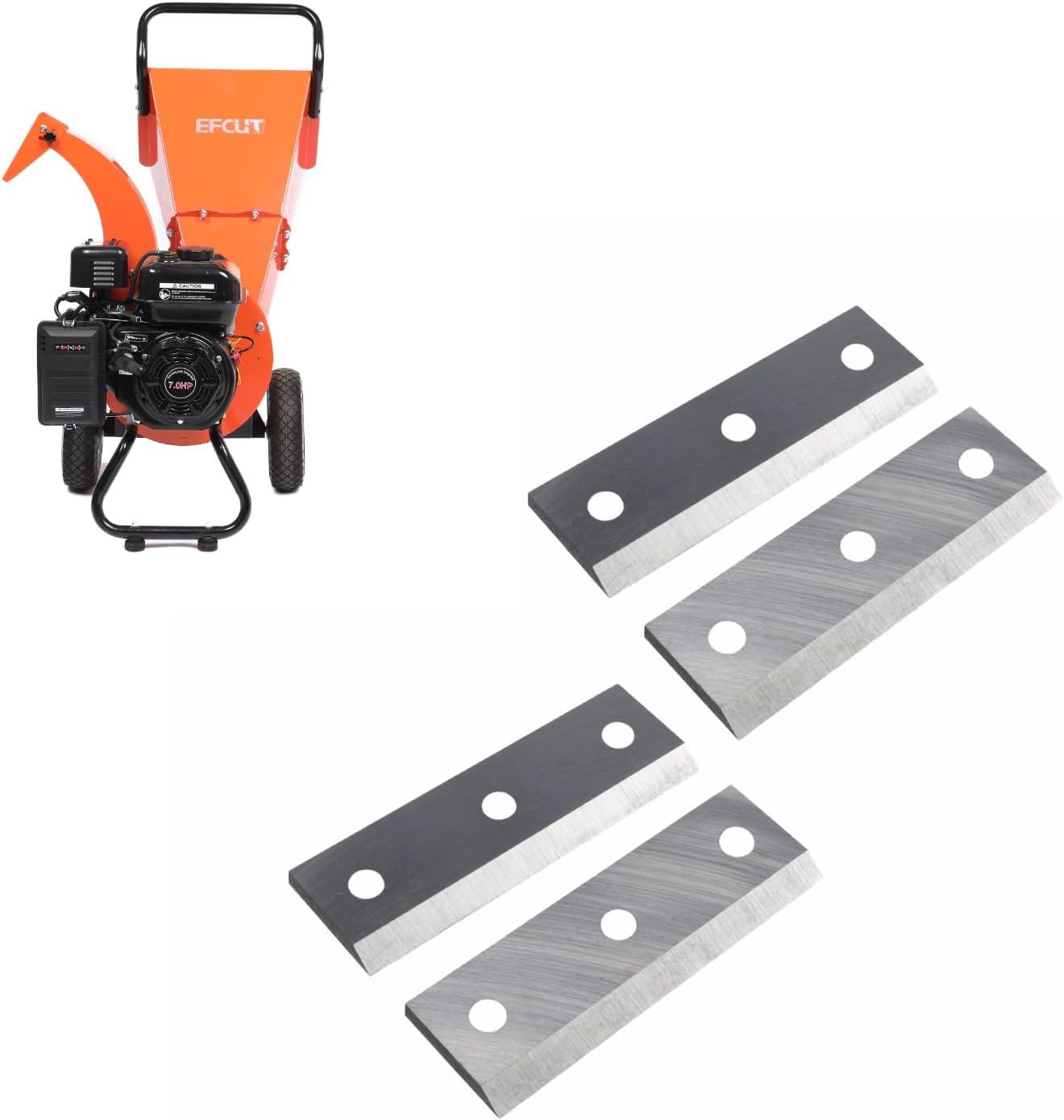 C30 LITE Wood Chipper Shredder Mulcher High Speed Steel Blades(Pack of 4)