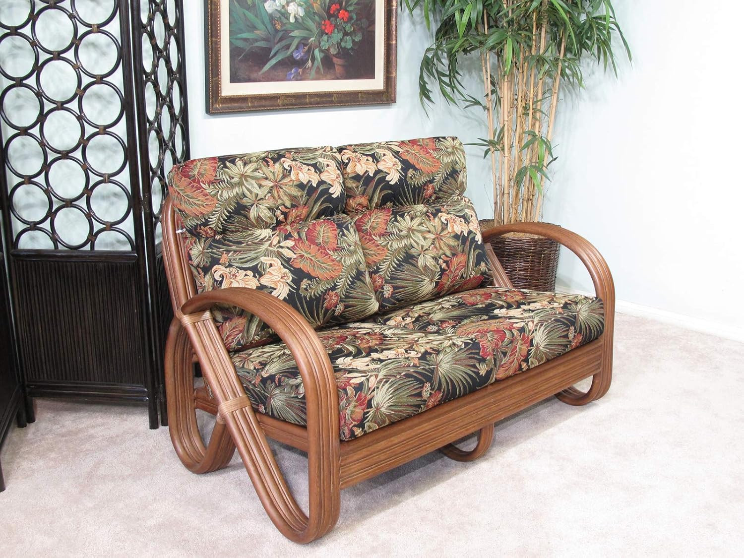 Rattan Living Room Furniture Loveseat (#1791AW-PO)