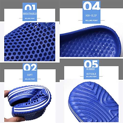 Women Garden Clog Shoes,Men Breathable Slippers Beach Sandals Shower Water Walking Anti-Slip Shoes