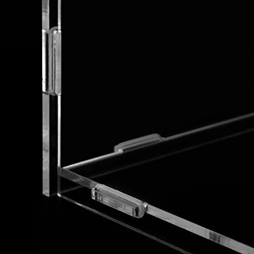 5-Tier Acrylic Display Case - Clear Bakery Pastry Display Case - Retail Display Counter Cases - Acrylic Display Shelf - Donut Cookie Display Cabinet - 360° Visible - 18.7 x 8.5 x 24.4in