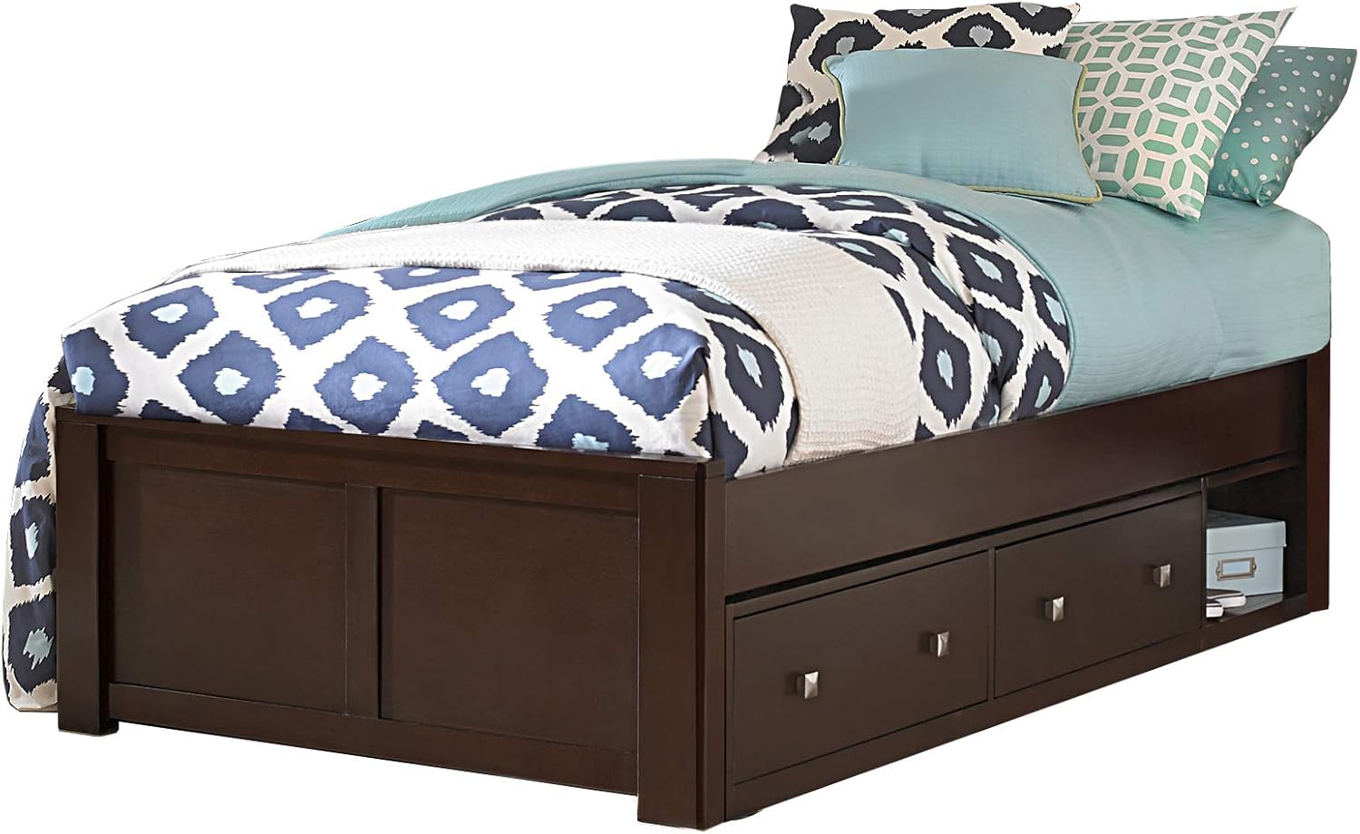 Hillsdale Furniture Hillsdale Kids and Teen Pulse Twin Storage Platform Bed, Chocolate