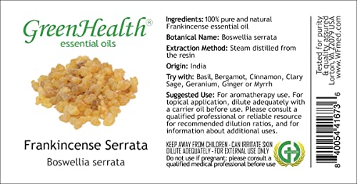 16 fl oz - Frankincense Essential Oil (100% Pure & Uncut), Aluminum Bottle - GreenHealth