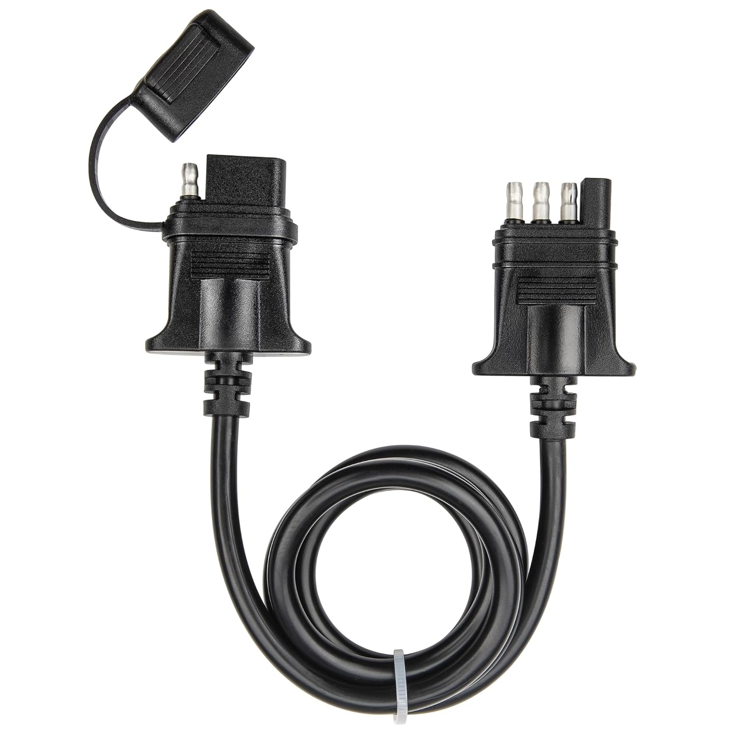 4FT Trailer 4 Pin Flat Wire Extension Cable, 18AWG 4 Way Trailer Wiring Conenctor Harness Vehicle-Side Trailer-Side 4 Prong Trailer Light Plug Trailer Hitch Wire Copper Jacket Cable Cord 48