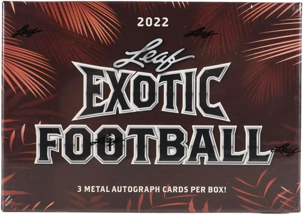2022 Leaf Exotic Football Hobby Box