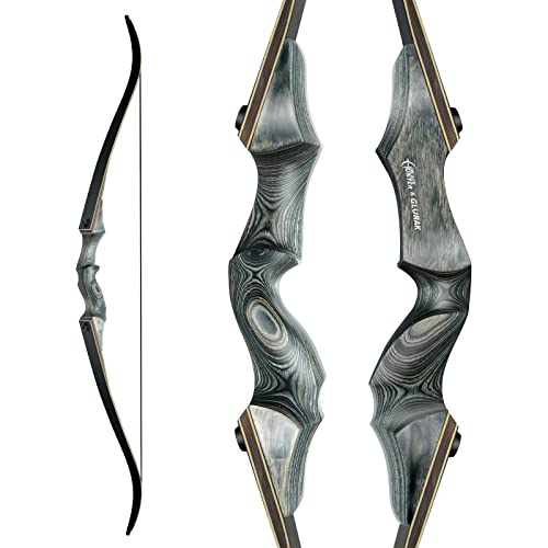 Black Hunter Takedown Recurve Bow, 60