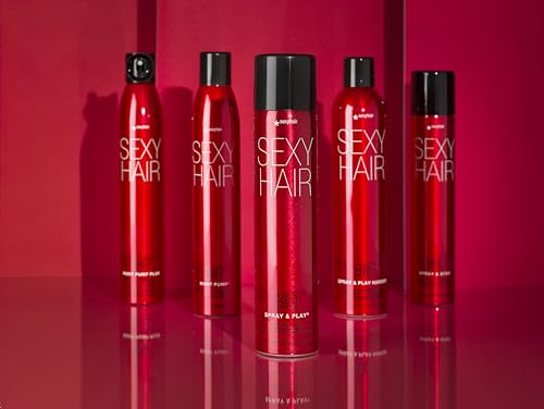 SexyHair Big Root Pump Volumizing Spray Mousse, 10 Oz | Volume with Medium Hold | Up to 72 Hour Humidity Resistance
