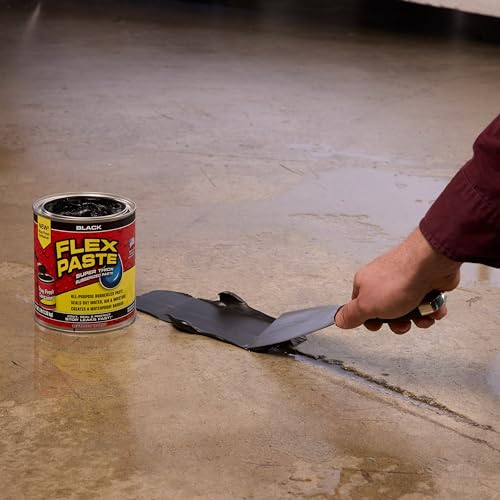 Flex Paste, 3 lb Can, White, Waterproof Paintable Putty, Spackle Sealant, Fill Gaps Cracks Holes - Block Out Water and Air - UV Resistant - Walls, Drywall, EPDM, Concrete, Roof, RV Repairs