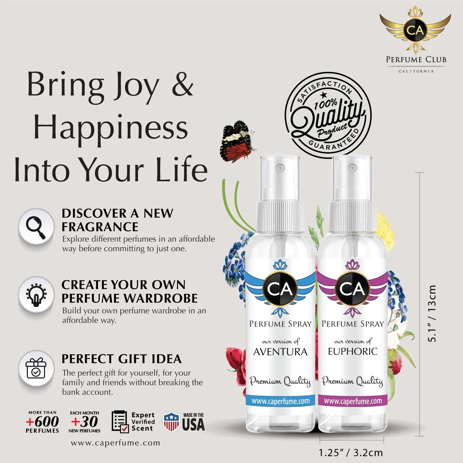 CA Perfume Club Impression of Xrjf Casamorati 1888 Lira For Women Replica Version Fragrance Dupes Concentrated Long Lasting Eau de Parfum Spray Refillable Atomizer Bottle 2Fl Oz/60ml-X3