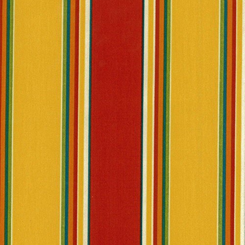 Blazing Needles U-Shaped Outdoor Patterned Spun Polyester Tufted Chaise Lounge Cushion, 74