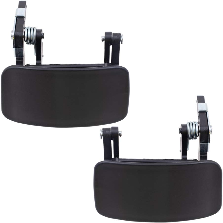 Brock Replacement for Driver and Passenger Rear Outside Outer Door Handles Compatible with 99-02 Quest 82607-7B000 82606-7B000