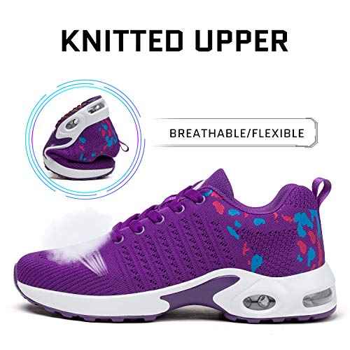 Mishansha Womens Sneakers Air Cushion Running Tennis Shoes Women Lightweight Arch Support Walking Shoes