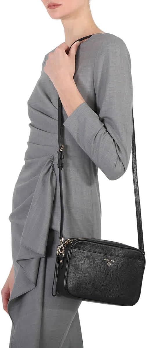 Michael Kors Jet Set Charm Large North/South Top Zip Crossbody Black One Size