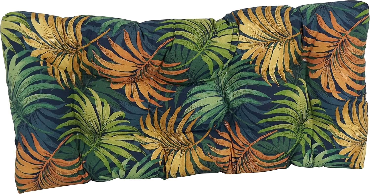 Blazing Needles Outdoor Tufted Loveseat Cushion, 42