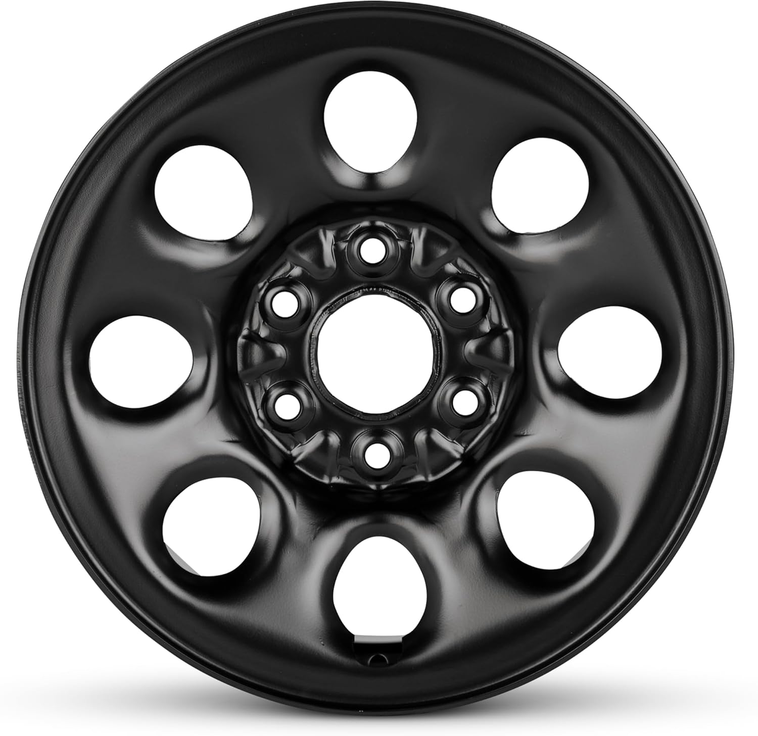 For 2005-2013 Chevrolet Silverado 17 Inch Painted Black Rim - OE Direct Replacement - Road Ready Car Wheel