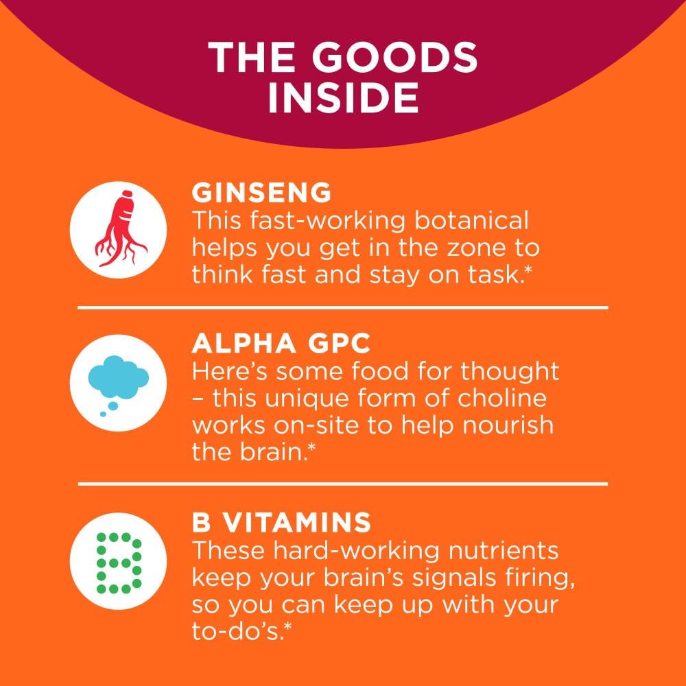 OLLY Laser Focus Gummy, Ginseng, Alpha GPC, B Vitamins, 36 Count & Men's Multivitamin Gummy, Vitamins A C D E B, Zinc, 90 Count