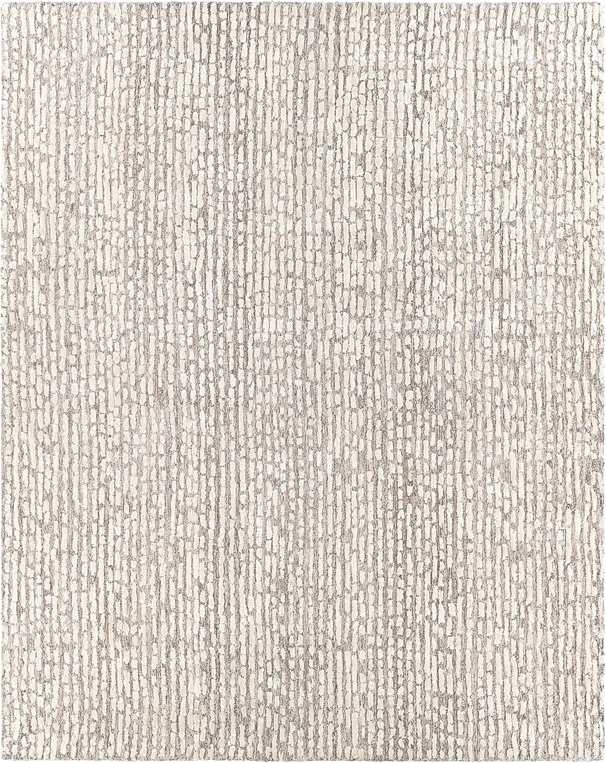 Hauteloom Olamon Living Room, Bedroom Area Rug - Bohemian/Global - High Pile - Brown, Beige - 5' x 7'6