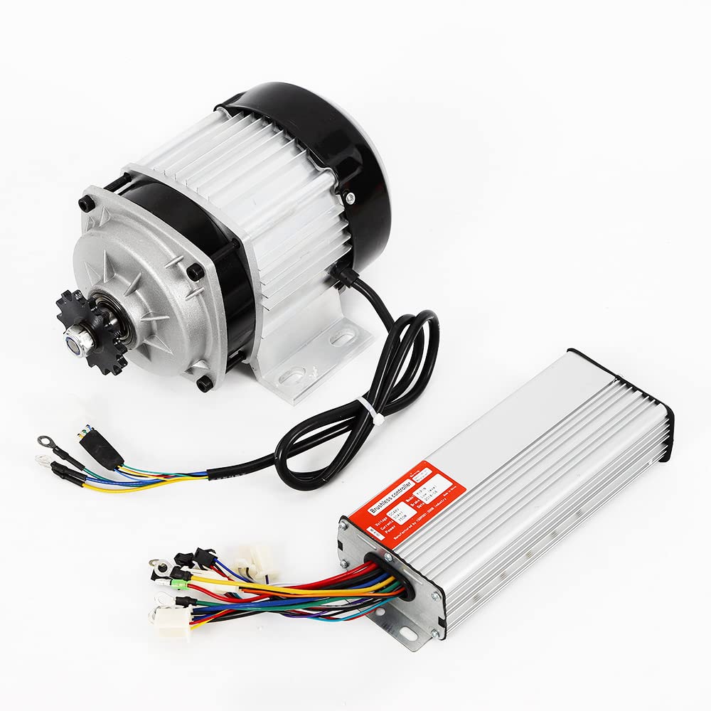 Electric Brushless Motor,48V DC 750W Electric Scooter Motor with Controller, for DIY E-Bike Tricycle Quad Trike