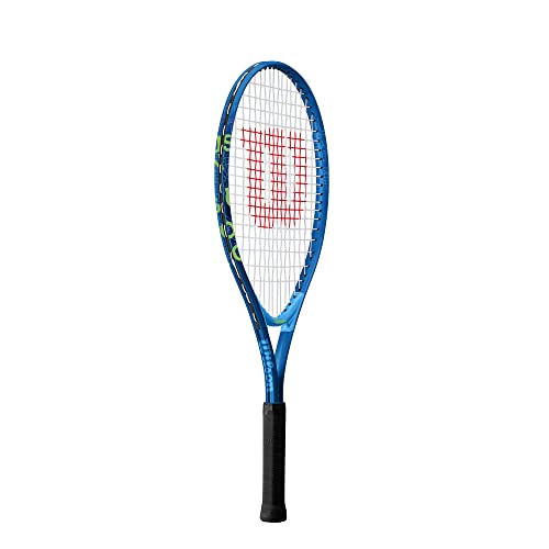 Wilson US Open Jr Tennis Racket, for Kids, Aluminium, Blue/Green, 21