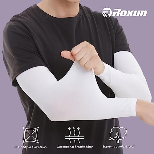 Arm Sleeves, Cooling UV Sun Protection Sports Compression for Men/Women